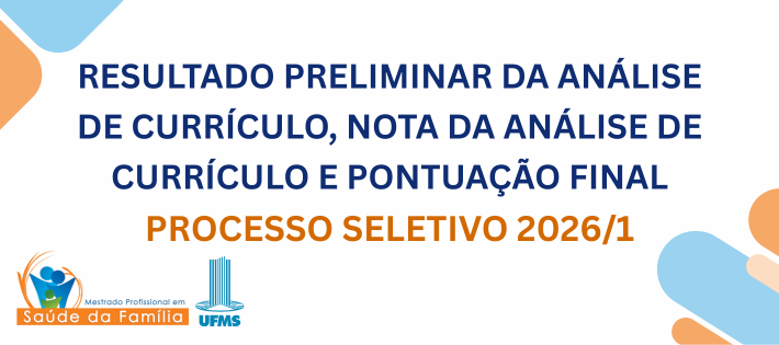 Processo Seletivo – PSU 2026 – Resultado Preliminar da Análise de Currículo, Nota da Análise de Currículo e Pontuação Final